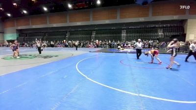 130 lbs Champ. Round 2 - Kaiya Maggini, Del Oro vs Patience Moore, Pahrump Valley