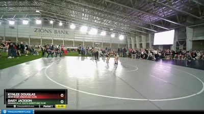 75 lbs 3rd Place Match - Kynlee Douglas, Bear River Wrestling Club vs Daisy Jackson, Grangeville Youth Wrestling Club