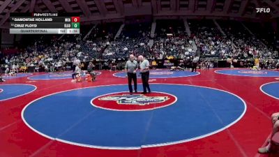 1A-113 lbs Quarterfinal - DaMontae Holland, McIntosh County Academy vs Cruz Floyd, Elbert County