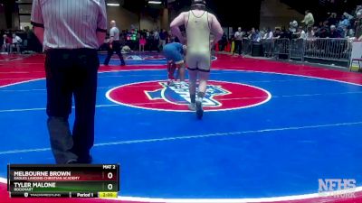 2A-190 lbs Semifinal - Tyler Malone, Rockmart vs Melbourne Brown, Eagles Landing Christian Academy