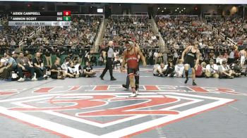 5A 150 lbs 1st Place Match - Aiden Campbell, Havelock vs Ammon Scott, South Point High School