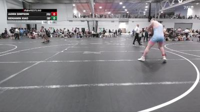 190 lbs Round 1 (6 Team) - Jaden Simpson, JV All Stars vs Benjamin Xiao, Empire