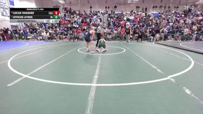 Boys 138 lbs Quarterfinal - Lucas Vasquez, Leland Boys vs Atticus Ayres, Palo Alto Boys