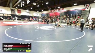 190 lbs Champ. Round 1 - Alex Behm, Santa Monica vs Jose Ibarra, Coachella Valley