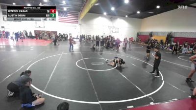115 lbs Semifinal - Jezebel Casas, Threshold WC vs Austin Desai, Burbank