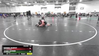 197 lbs Semifinal - Dominic Murphy, St. Cloud State vs Kaden Hooker, UW-Parkside