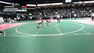 100 lbs Cons. Round 2 - Landon Schlemmer, COL1 vs Caison Shiekh, EMPA