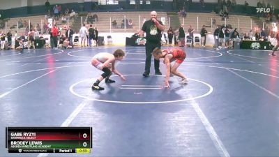 90 lbs 3rd Place Match - Gabe Ryzyi, Shamrock Select vs Brodey Lewis, Askren Wrestling Academy