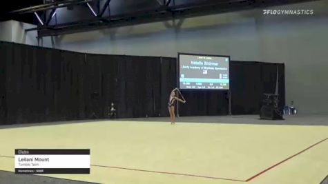 Leilani Mount - Clubs, Tumble Tech - 2021 USA Gymnastics Championships