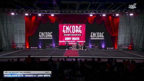 Woodlands Elite - Magnolia - Army Brats [2025 Novice Exhibition (Cheer) Day 1] 2025 Encore Grand Nationals
