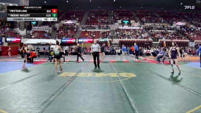 G - 100 lbs Champ. Round 2 - Peyton Liva, Butte Girls vs Reese Violett, Colstrip Girls