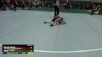 60 lbs Cons. Round 2 - Grant Hoeft, Mn Elite vs Miller Reicks, Chickasaw Elite Wrestling Club