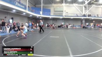 88 lbs Round 5 (6 Team) - Colton Louderback, Brawler Elite vs Rocco Esposito, Vipers Wrestling