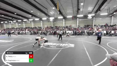 83 lbs Rr Rnd 3 - Kyle Petty, Relentless vs Garyn Espinoza, Montrose Elite