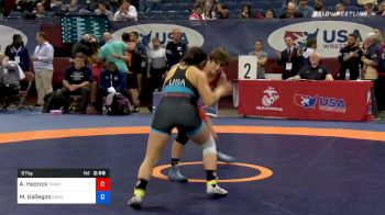 57 kg 5th Place - Alexandra Hedrick, Titan Mercury Wrestling Club vs Marissa Gallegos, Colorado Mesa Wrestling Club