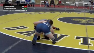133 lbs Cons. Round 2 - Jaden Colwell, Springfield vs Shaun McLaughlin, Roger Williams