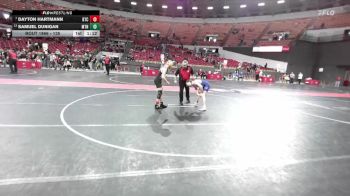135 lbs 3rd Place Match - Dayton Hartmann, B.A.M Training Center vs Samuel Dunigan, LAW