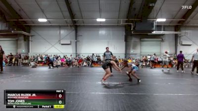 75 lbs Semifinal - Marcus Ruzek Jr., Backyard Brawlers vs Tom Jones, Revolution Wrestling