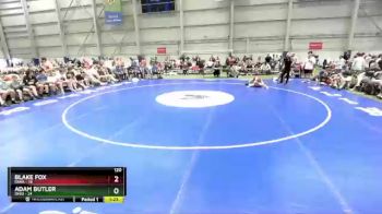 120 lbs Placement Matches (16 Team) - Blake Fox, Iowa vs Adam Butler, Ohio