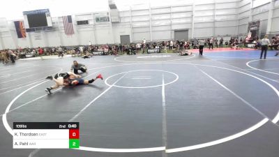 109 lbs Quarterfinal - Kai Thordsen, Eastvale Elite WC vs Austin Pahl, War Wc