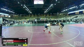 97 lbs Champ. Round 1 - Cale Wimberly, Canes Wrestling Club vs Nadiir Shalaby, Attack