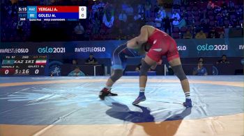 97 kg 1/4 Final - Alisher Yergali, Kazakhstan vs Mojtaba Goleij, Iran