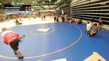 121-135 lbs Cons. Semi - Layla Sapozhnikov, Built By Brunson Wrestling vs Gisella Echeverria, Askren Wrestling Academy