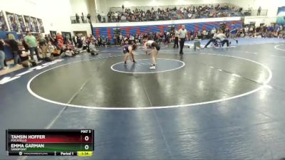 120 lbs Semifinal - Tamsin Hoffer, Pocatello vs Emma Garman, Sandpoint