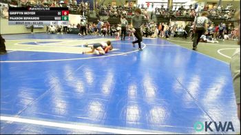 52 lbs Quarterfinal - Griffyn Moyer, Del City Little League vs Paason Edwards, Woodward Youth Wrestling