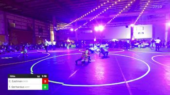 70 lbs Consolation - Corbin Eastman, Shoshoni Sharp Shooters vs Theodore Gerhardus, Northwest Vikings