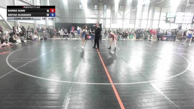 U20 Women - 50 lbs Cons. Round 1 - Sarina Gunn, VA vs Ariyah Alvarado, CO