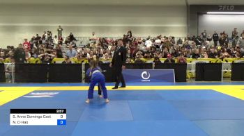 Sophia Anne Domingo Castaneto vs Naiyah Wailele Caires-Hao 2024 IBJJF Jiu-Jitsu CON International