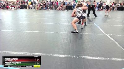 190 lbs Round 1 (4 Team) - Aiden Walsh, Mat Monkeys vs Arron McCarty, Dark Knights