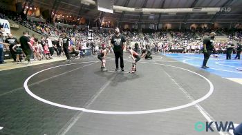 66 lbs Quarterfinal - Henry Hibdon, Barnsdall Youth Wrestling vs Dax Culie, Wagoner Takedown Club