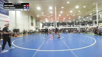 70 lbs Rr Rnd 2 - Jacey Massey, Journeymen Wrestling - Girls vs Aubrey Krantz, Kraken Blue - Girls