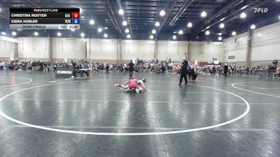 110 lbs Semifinal - Christina Nguyen, A1A Melbourne Wrestling vs Kiera Hubler, Florida Phoenix
