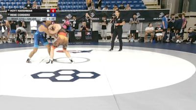 126 lbs Cons. Rd Of 32 - Hoyt Harshman, Washington vs Rene Cordero, California