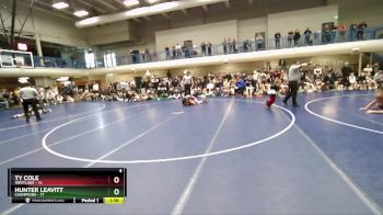 100 lbs Round 1 (4 Team) - Hunter Leavitt, Champions vs Ty Cole, Westlake