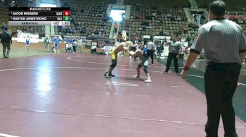 1A-4A 132 Semifinal - Karter Armstrong, Tallassee vs Jacob Biggers, Cleburne County