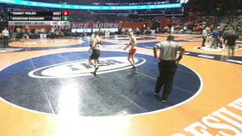 3A 150 lbs Cons. Semi - Tommy Fidler, Chicago (Marist) vs Donovan Rosauer, Yorkville (H.S.)