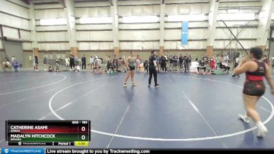 180 lbs Quarterfinal - Catherine Asami, Hawaii vs Madalyn Hitchcock, Nevada