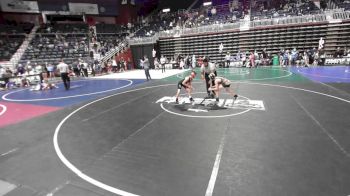 78 lbs Consi Of 4 - Quentin Parra, Worland WC vs Cade Myers, Green River Grapplers