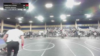 46 lbs Round Of 16 - Tobias De La Rosa, Jungle Cats Wrestling Club vs Martin Arizaga, The Valley WC