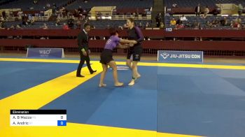 Amanda B Mazza vs Aleksandra Andric 2024 Pan IBJJF Jiu-Jitsu No-Gi Championship