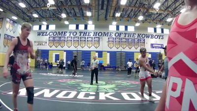 157 lbs Cons. Round 7 - Jonathan Olmo, Attack vs Malik Bousalham, Applied Pressure