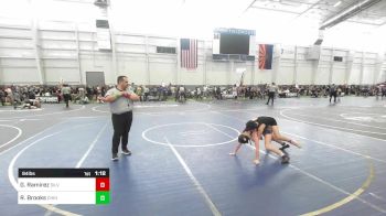 94 lbs Semifinal - Grecia Ramirez, Silverback WC vs Reagan Brooks, Chino Valley Cougar Club