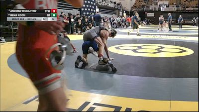 150 lbs Consi Of 4 - Andrew McCarthy, New York Military Academy vs Benji Koch, Blair Academy