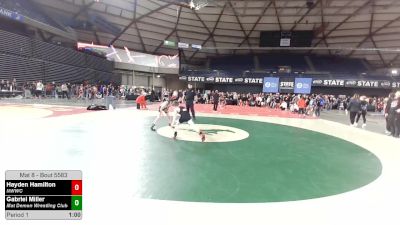 84 lbs 5th Place Match - Hayden Hamilton, NWWC vs Gabriel Miller, Mat Demon Wrestling Club