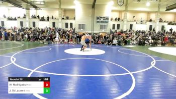 132 lbs Round Of 32 - William Rodrigues, Middleborough vs Jospeh St Laurent, Middletown