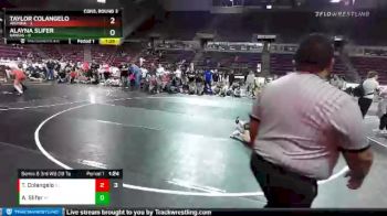 W-124 lbs Semis & 3rd Wb (16 Team) - Alayna Slifer, Kansas vs Taylor Colangelo, Arizona